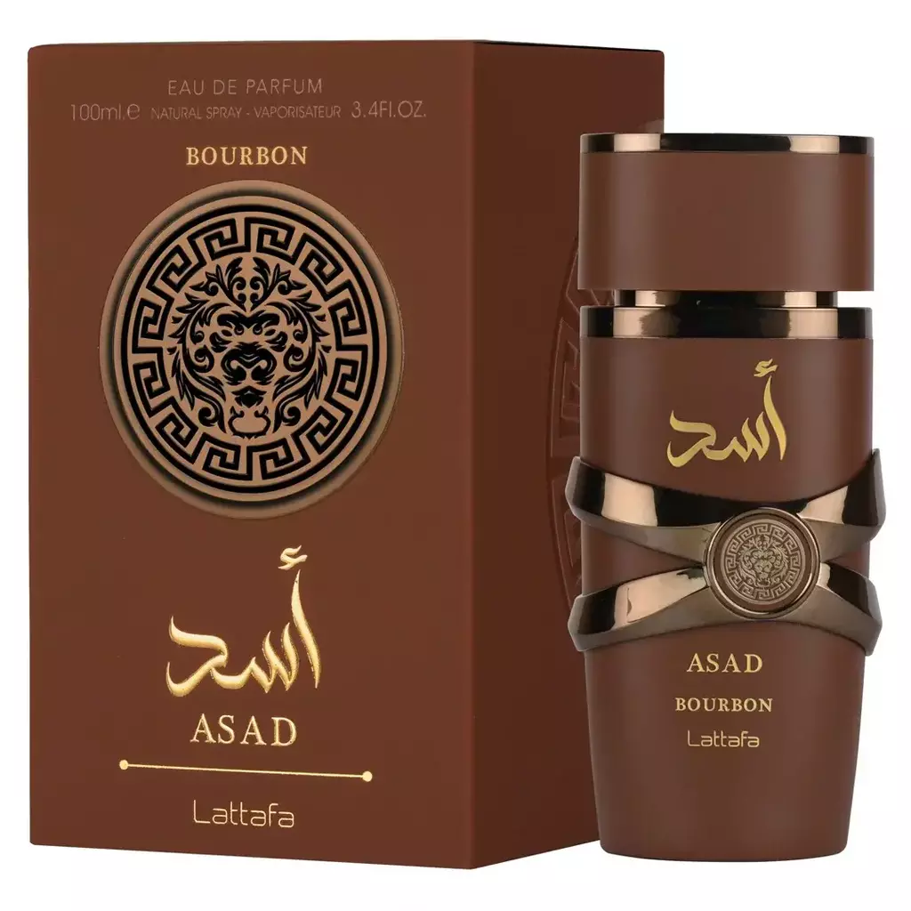 Asad Bourbon EDP 100ml Perfume Masculino Lattafa Árabe 100ml